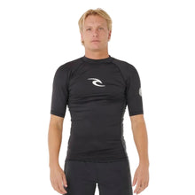 Rip Curl Waves UPF Perf Rash Top in Black