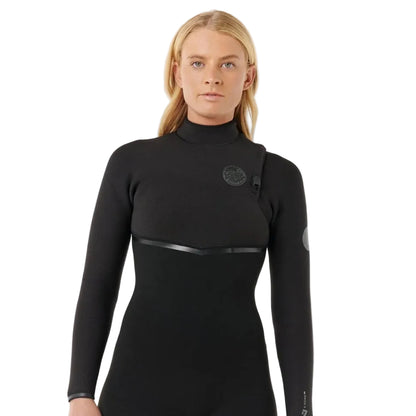 Rip Curl Womens E-Bomb Zip-Free 3/2mm Wetsuit 2026 - Black