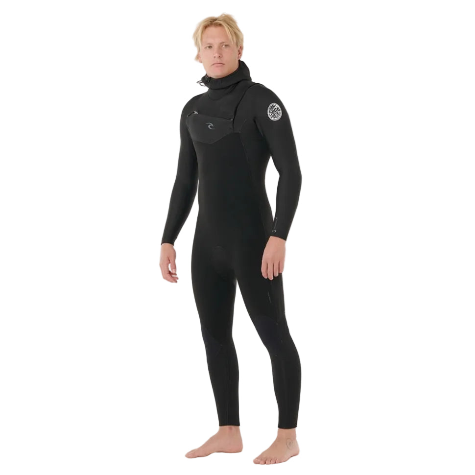 Rip Curl Dawn Patrol Hooded 5/4mm Winter Wetsuit 2026 - Black