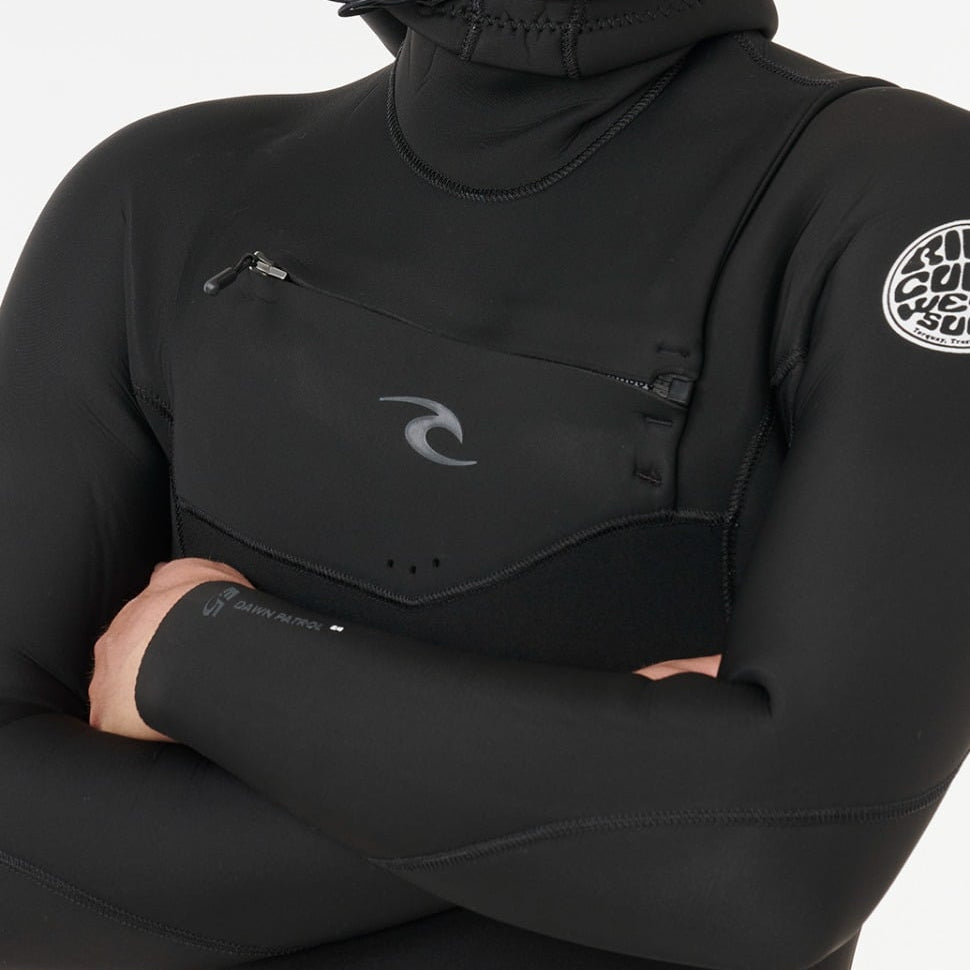 Rip Curl Dawn Patrol Hooded 5/4mm Winter Wetsuit 2026 - Black