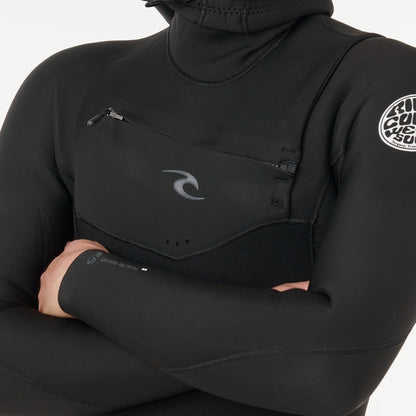 Rip Curl Dawn Patrol Hooded 5/4mm Winter Wetsuit 2026 - Black