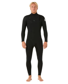 Rip Curl Dawn Patrol Chest Zip 5/3mm Winter Wetsuit in Black