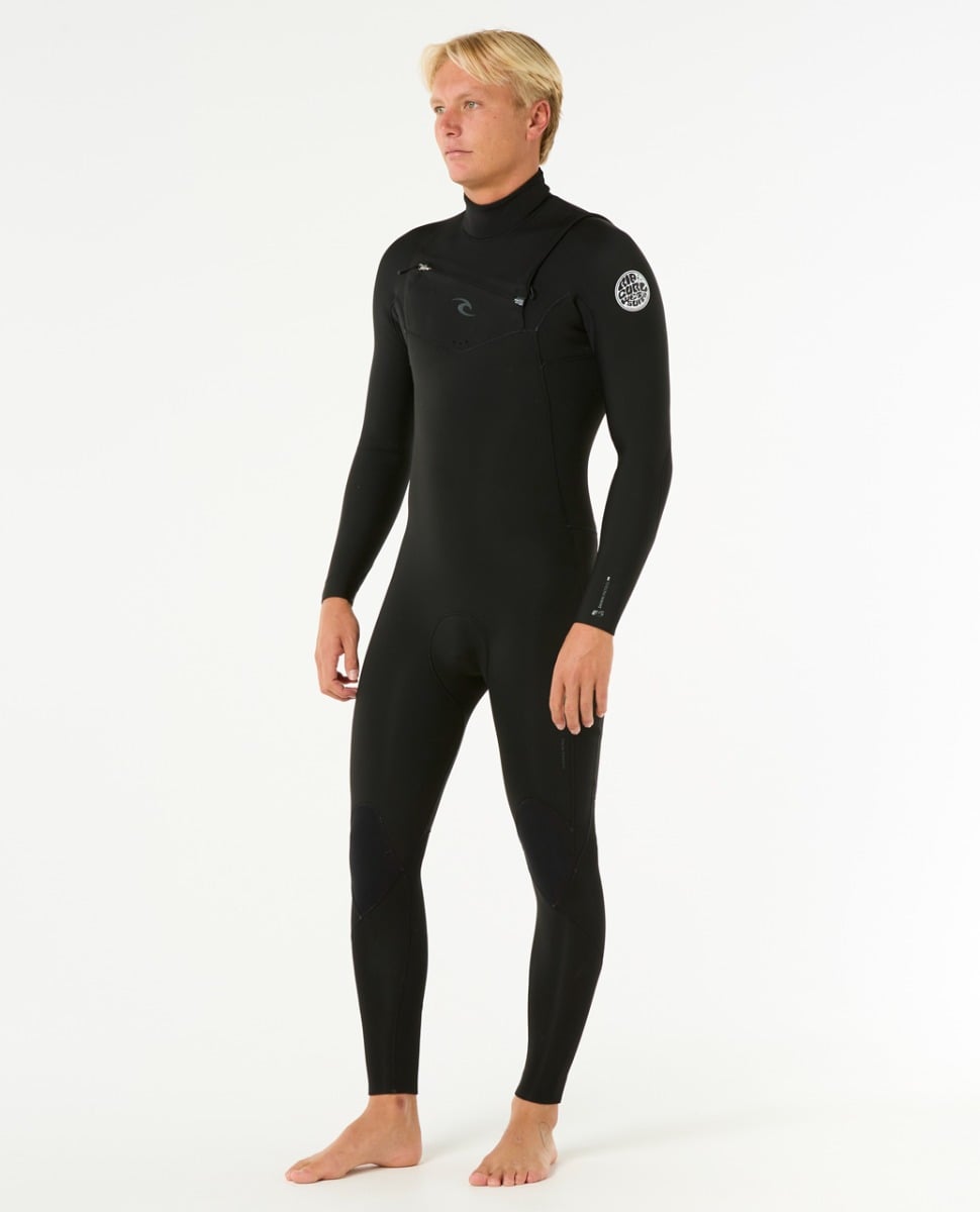 Rip Curl Dawn Patrol Chest Zip 5/3mm Winter Wetsuit 2026 - Black