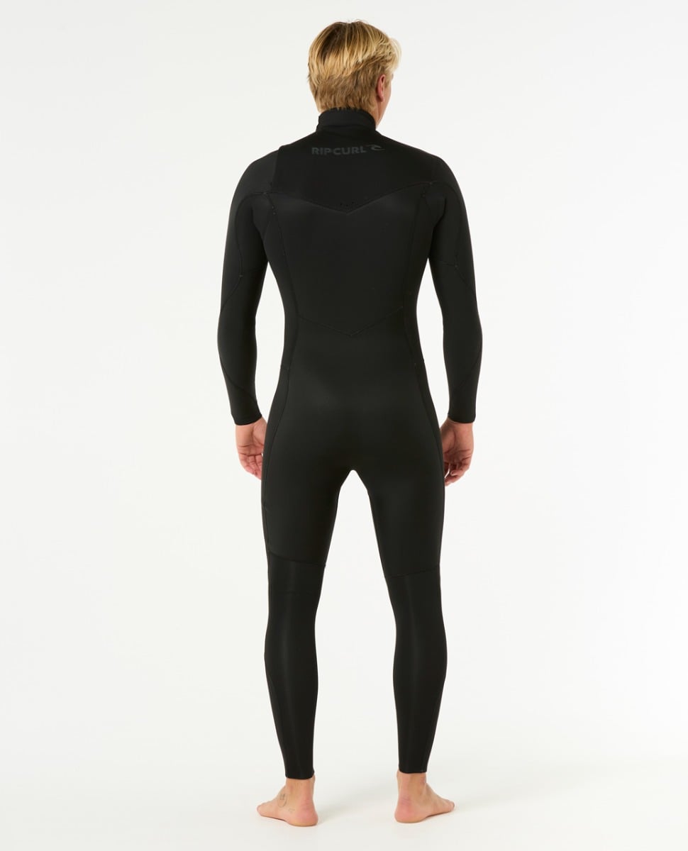 Rip Curl Dawn Patrol Chest Zip 5/3mm Winter Wetsuit 2026 - Black