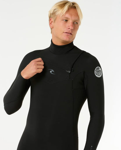 Rip Curl Dawn Patrol Chest Zip 5/3mm Winter Wetsuit 2026 - Black