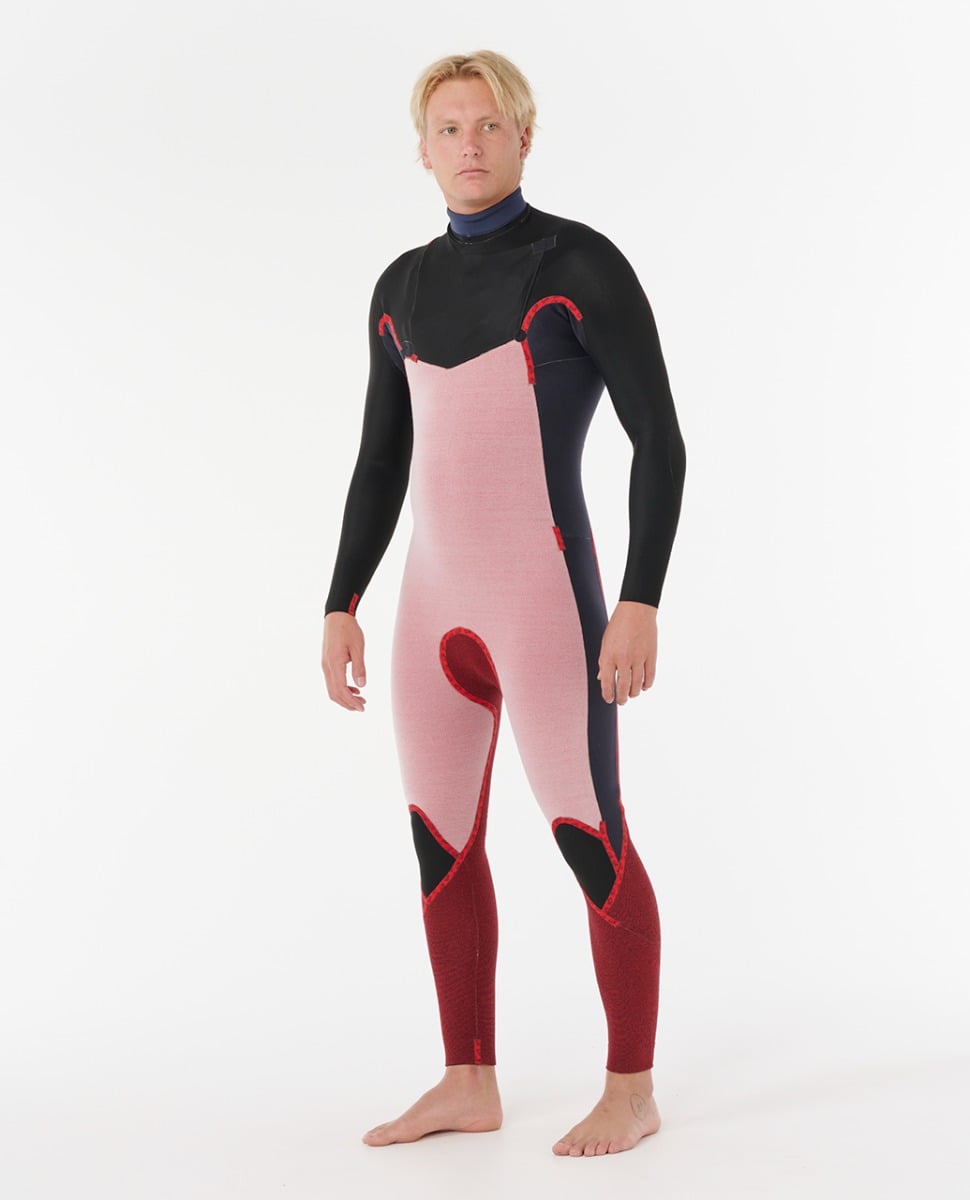 Rip Curl Dawn Patrol Chest Zip 5/3mm Winter Wetsuit 2025 - Electric Cobalt