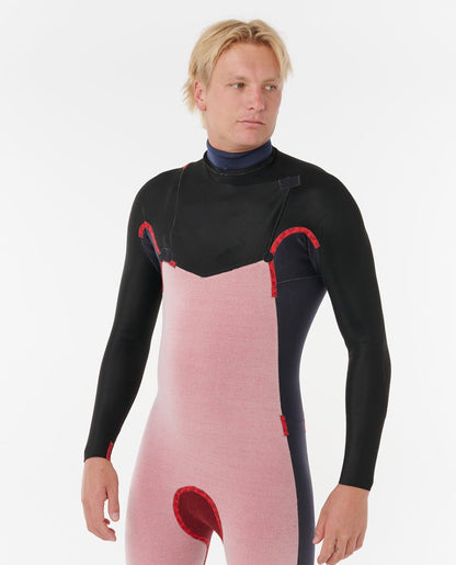 Rip Curl Dawn Patrol Chest Zip 5/3mm Winter Wetsuit 2025 - Electric Cobalt