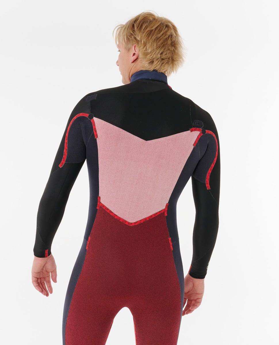 Rip Curl Dawn Patrol Chest Zip 5/3mm Winter Wetsuit 2025 - Electric Cobalt