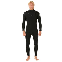 Rip Curl Dawn Patrol Chest Zip 4/3mm Wetsuit in Black