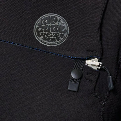 Rip Curl Womens E-Bomb Chest Zip 3/2mm Summer Wetsuit in Black