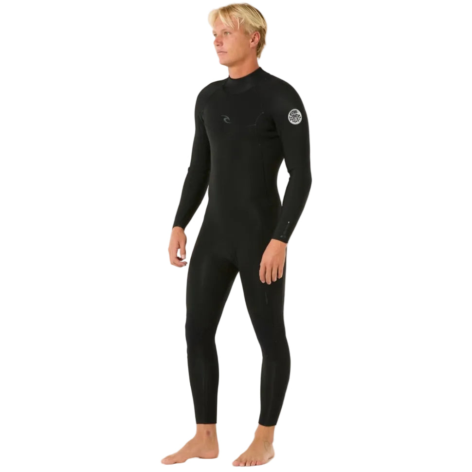 Rip Curl Dawn Patrol Back Zip 5/3mm Winter Wetsuit 2026 - Black