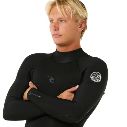 Rip Curl Dawn Patrol Back Zip 5/3mm Winter Wetsuit 2026 - Black