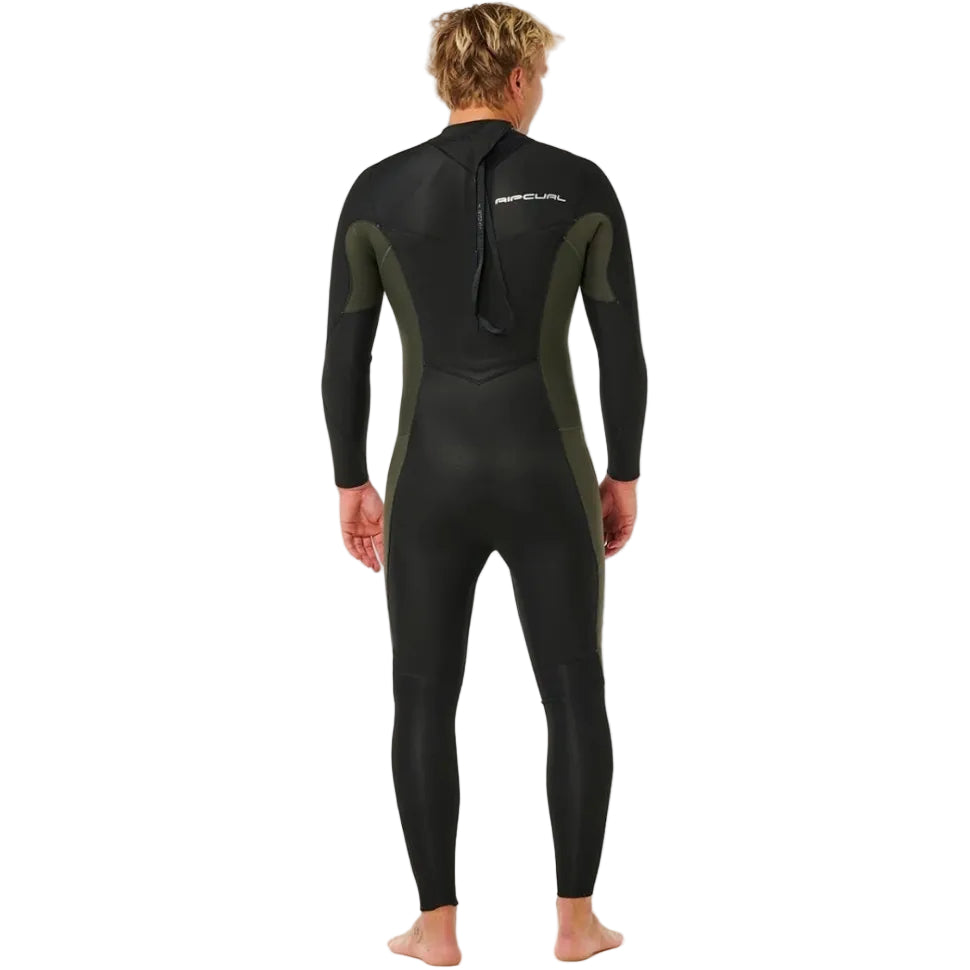 Rip Curl Dawn Patrol Back Zip 4/3mm Wetsuit - Deep Cactus