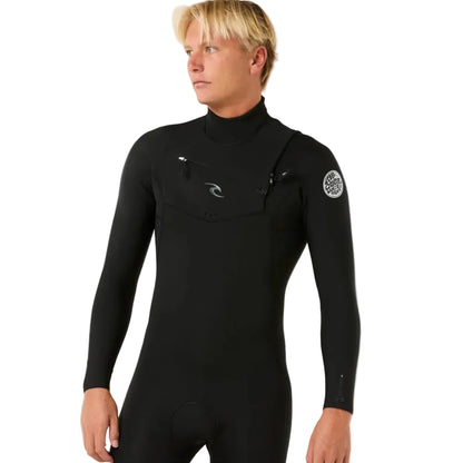 Rip Curl Dawn Patrol Pro Chest Zip 4/3mm Wetsuit 2026 - Black