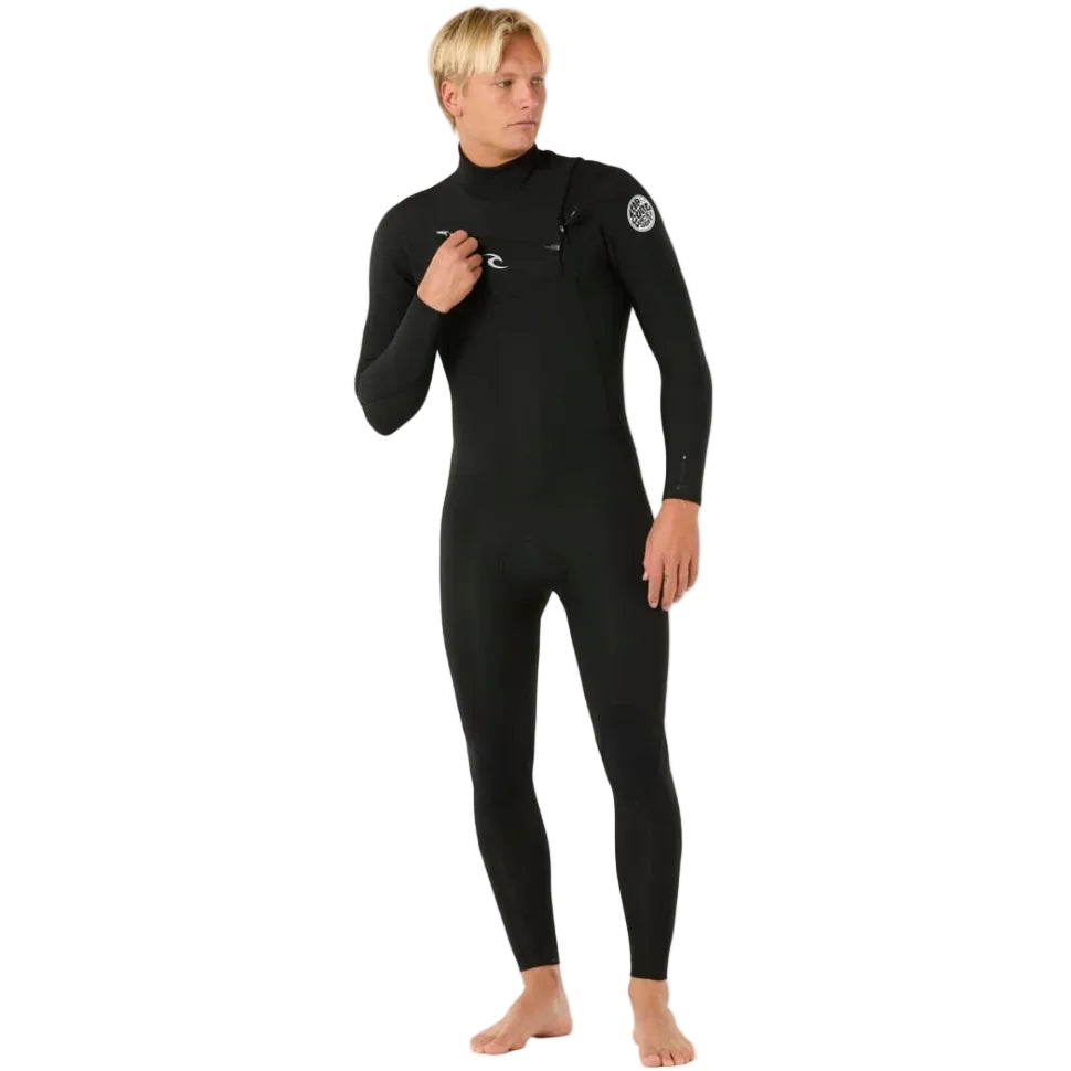 Rip Curl Dawn Patrol Pro Chest Zip 3/2mm Summer Wetsuit 2026 - Black