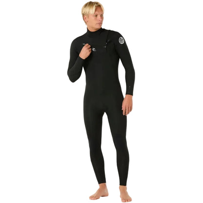 Rip Curl Dawn Patrol Pro Chest Zip 3/2mm Summer Wetsuit 2026 - Black