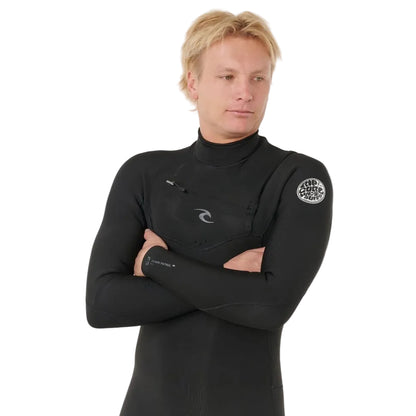 Rip Curl Dawn Patrol Pro Chest Zip 3/2mm Summer Wetsuit 2026 - Black