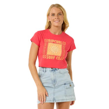 Rip Curl Cala Womens Baby Tee - Red