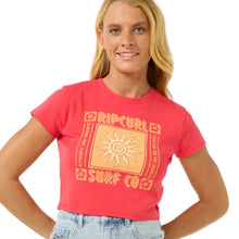 Rip Curl Cala Women's Baby Tee - Red