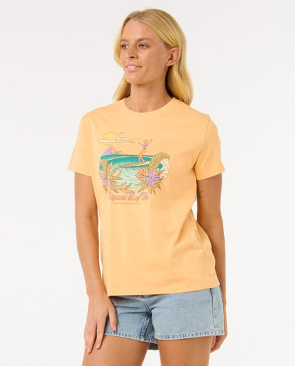Rip Curl Gliding Women's Standard Tee - Pastel Orange