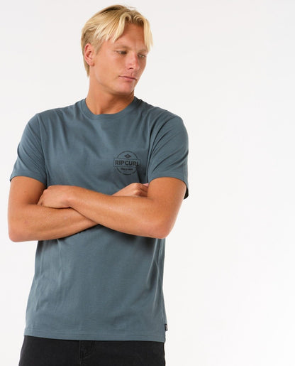 Rip Curl Staple Men's Tee - Pine Night