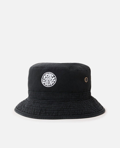 Rip Curl Wetty Icon Mens Bucket Hat - Black