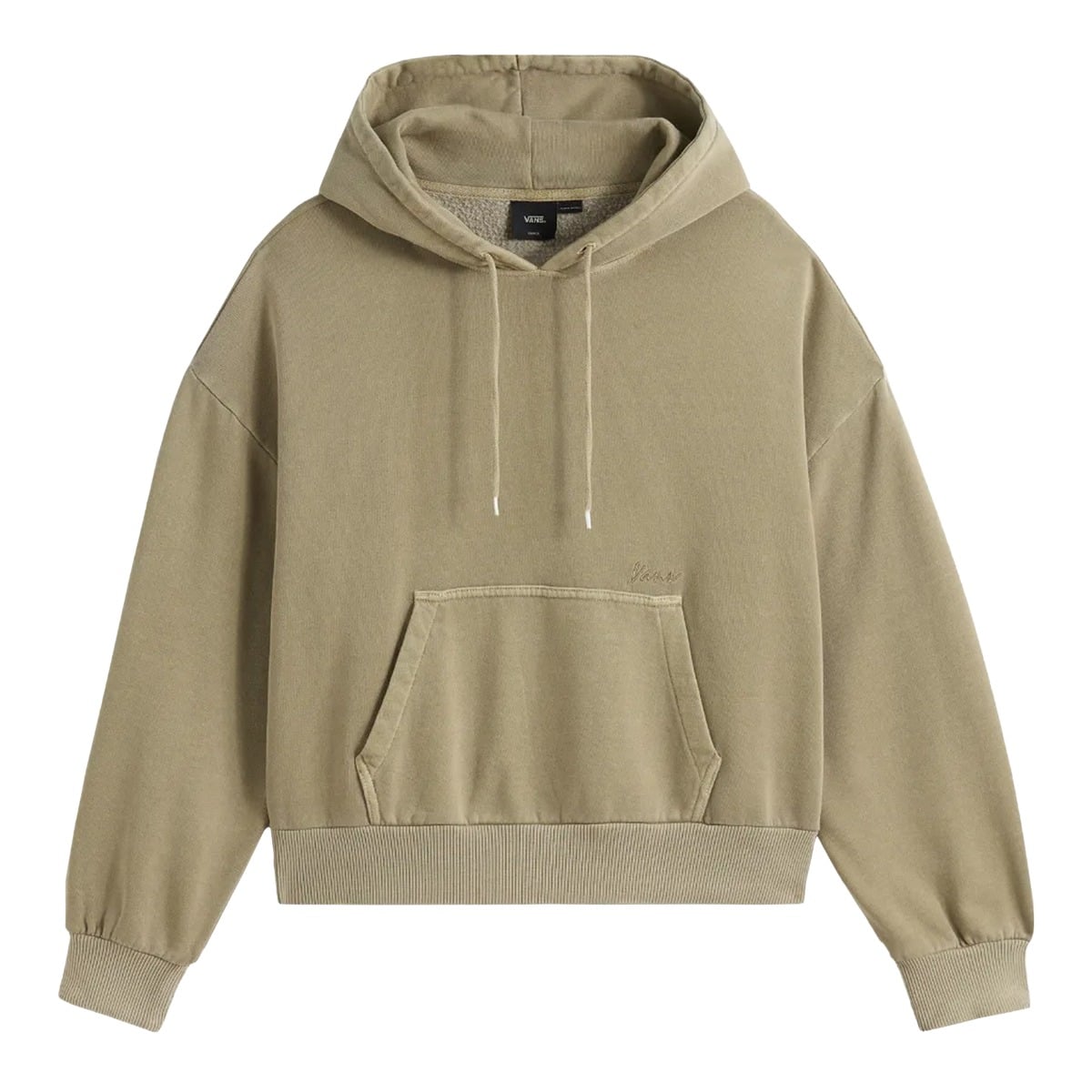 Vans Retro Womens Pullover Hoodie in Bay Leaf Green