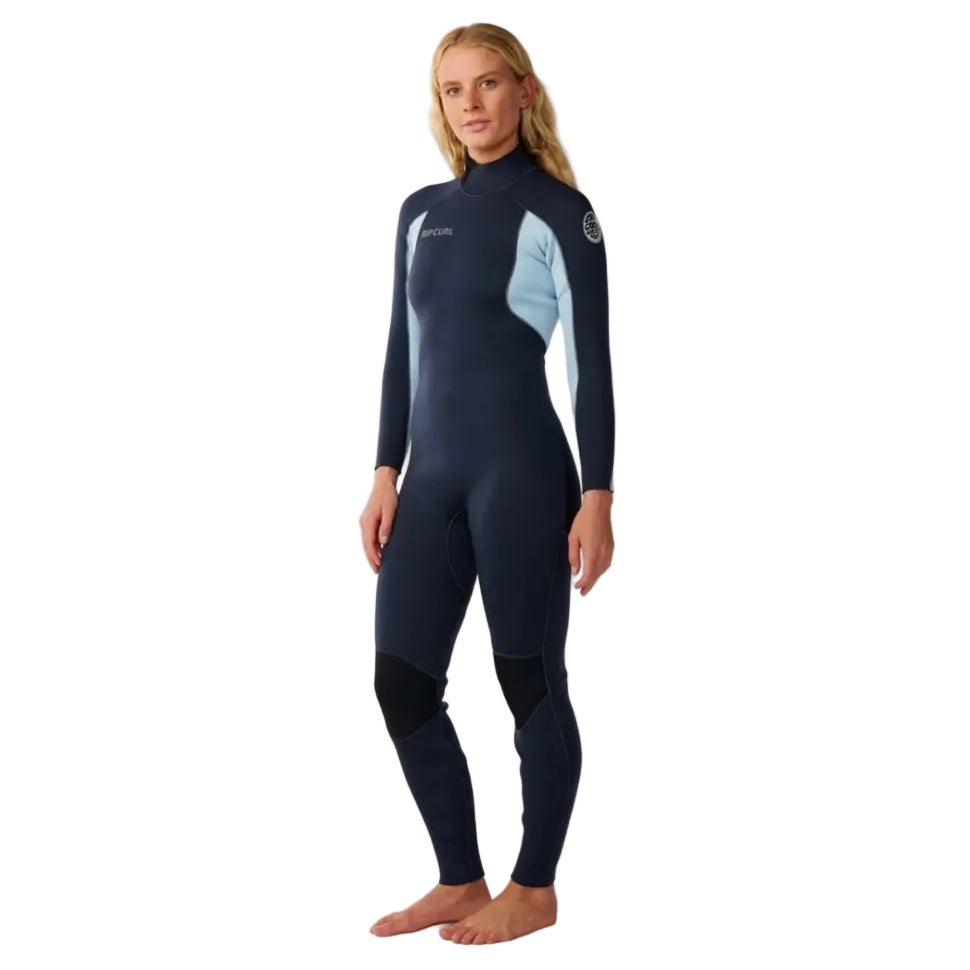 Rip Curl Womens Trad Back Zip 4/3mm Wetsuit 2026 - Navy