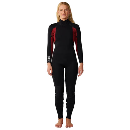 Rip Curl Womens Trad Back Zip 4/3mm Wetsuit 2026 - Navy