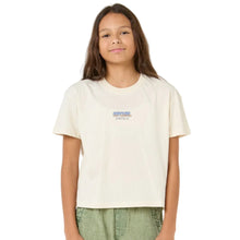 Rip Curl Sun and Sea Girls Crop Tee - Bone