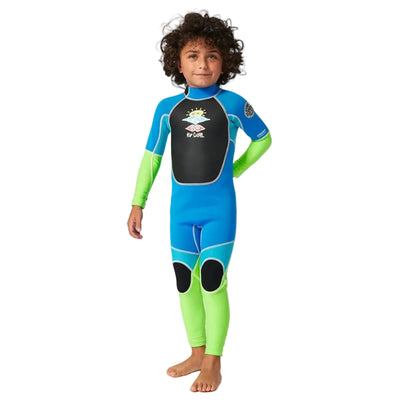 Rip Curl Omega Kids Back Zip Wetsuit - Blue