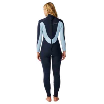 Rip Curl Womens Trad Back Zip 3/2mm Summer Wetsuit 2026 - Navy