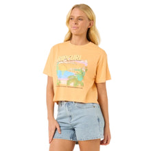 Rip Curl La Paloma Women's Crop Tee - Pastel Orange