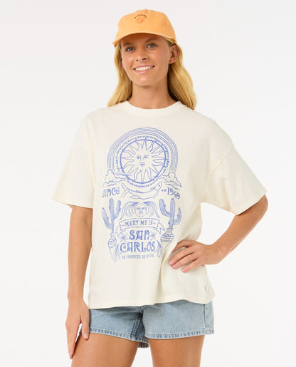 Rip Curl San Carlos Women's Heritage Tee - Bone