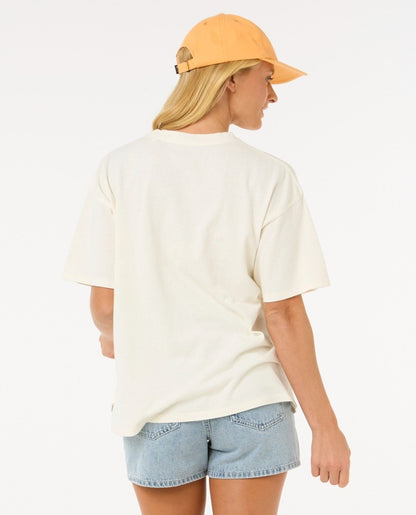 Rip Curl San Carlos Women's Heritage Tee - Bone