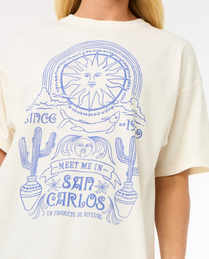 Rip Curl San Carlos Women's Heritage Tee - Bone