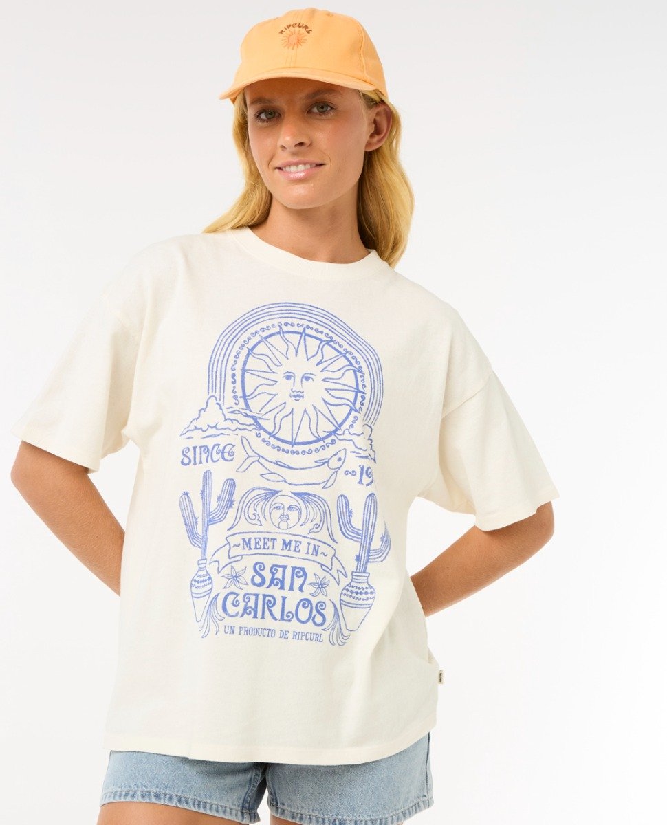 Rip Curl San Carlos Women's Heritage Tee - Bone