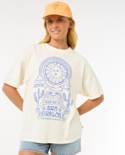 Rip Curl San Carlos Women's Heritage Tee - Bone