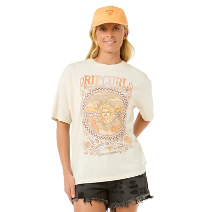 Rip Curl Luna Womens Heritage Tee - Bone