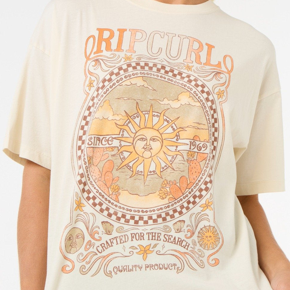 Rip Curl Luna Women's Heritage Tee - Bone