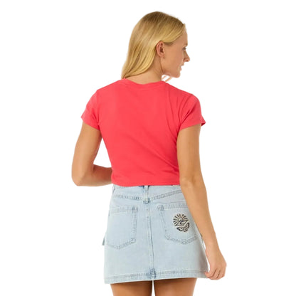 Rip Curl Cala Women's Baby Tee - Red