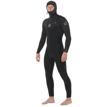 Rip Curl Flashbomb Chest Zip 5/4mm Hooded Winter Wetsuit 2026 - Black