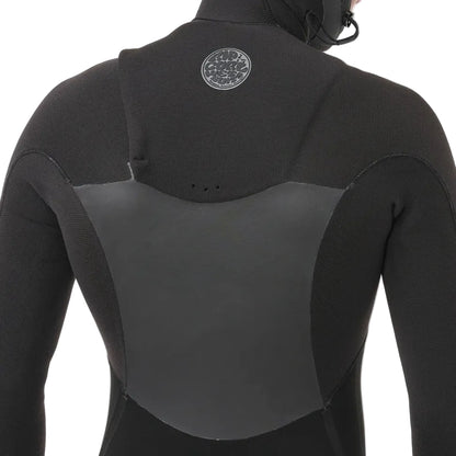 Rip Curl Flashbomb Chest Zip 5/4mm Hooded Winter Wetsuit 2026 - Black