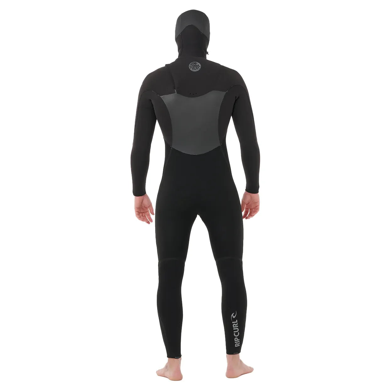 Rip Curl Flashbomb 5/4mm Chest Zip Hooded Wetsuit - Black - 2025/2026 - Buy online today