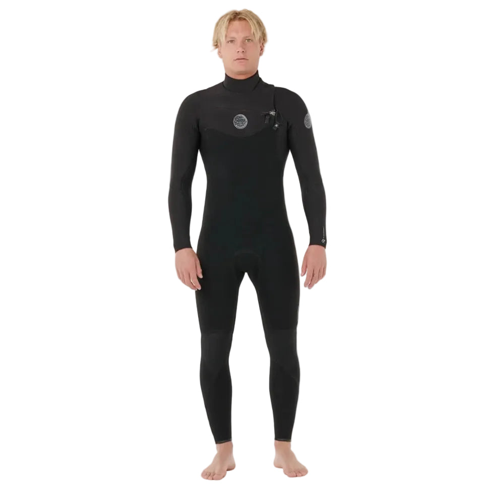 Rip Curl Flashbomb Chest Zip 5/3mm Winter Wetsuit in Black