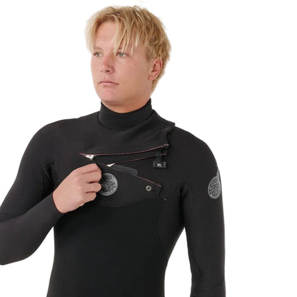 Rip Curl Flashbomb Chest Zip 5/3mm Winter Wetsuit 2026 - Black