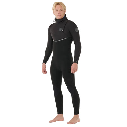 Rip Curl E-Bomb Zip-Free Hooded 5/4mm Winter Wetsuit 2026 - Black
