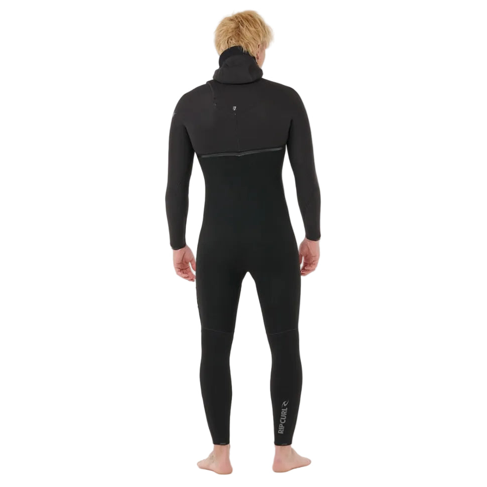Rip Curl E-Bomb Zip-Free Hooded 5/4mm Winter Wetsuit 2026 - Black
