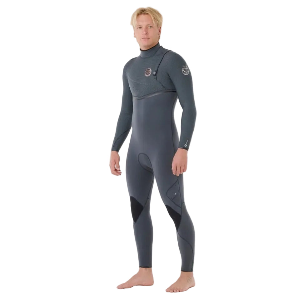 Rip Curl E-Bomb Zip-Free 4/3mm Wetsuit in Iron