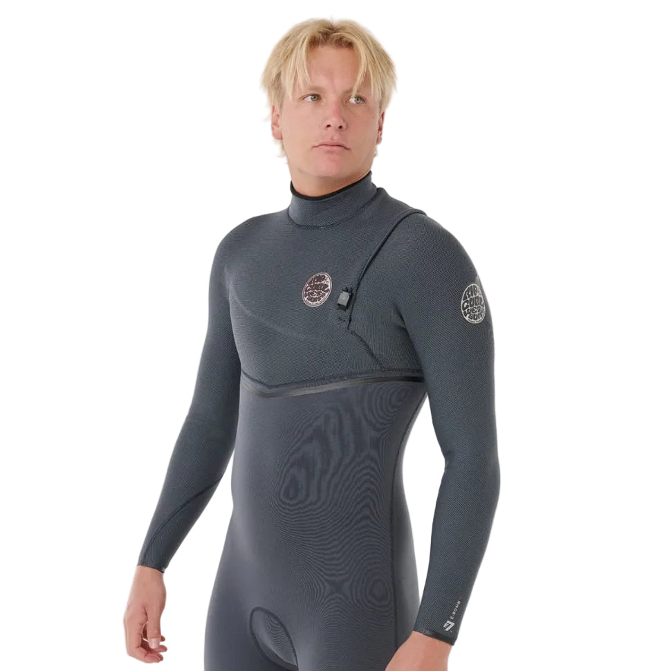Rip Curl E-Bomb Zip-Free 4/3mm Wetsuit in Iron